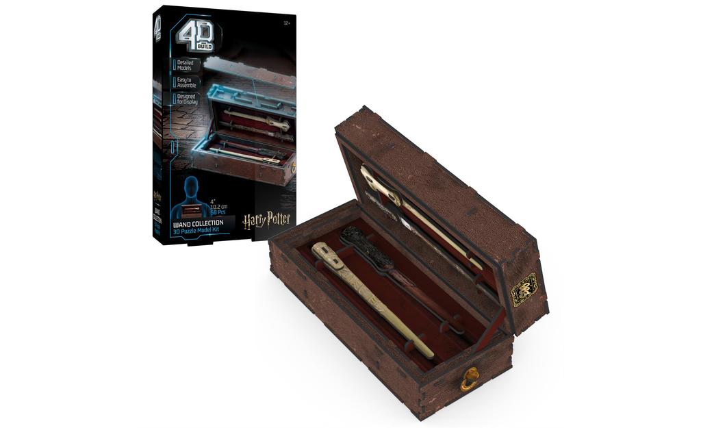 4D Build, Harry Potter 4 Wands in Case Set 3D Model Kit | SpeedCubeShop