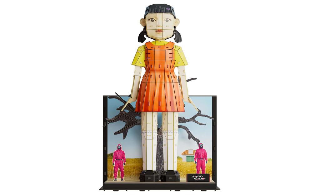 4D Build, Squid Game Young Hee Doll 3D Model Kit | SpeedCubeShop