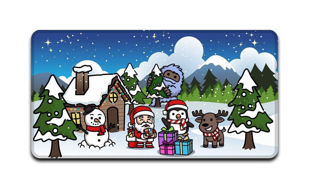 Cubing in the Snow Mini Mat - Limited Edition | SpeedCubeShop