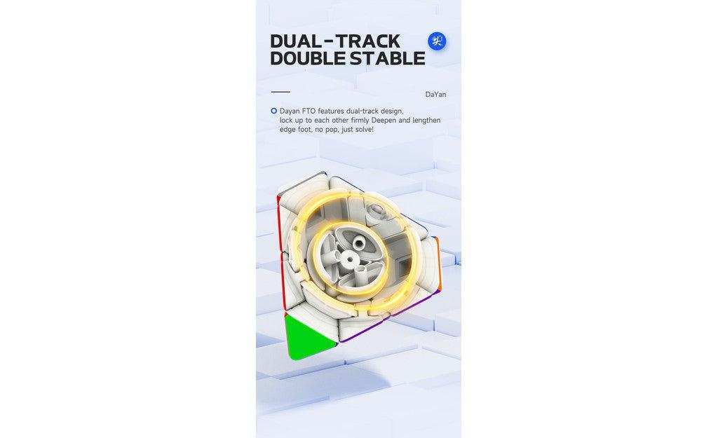DaYan FTO Magnetic Ball-Core stickerless face-turning octahedron