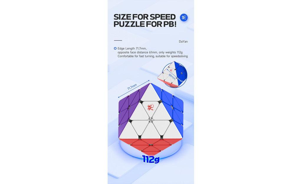 DaYan FTO Magnetic Ball-Core stickerless face-turning octahedron