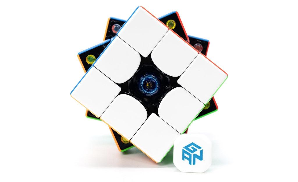 GAN 356 Magnetic stickerless 3x3 speed cube angled