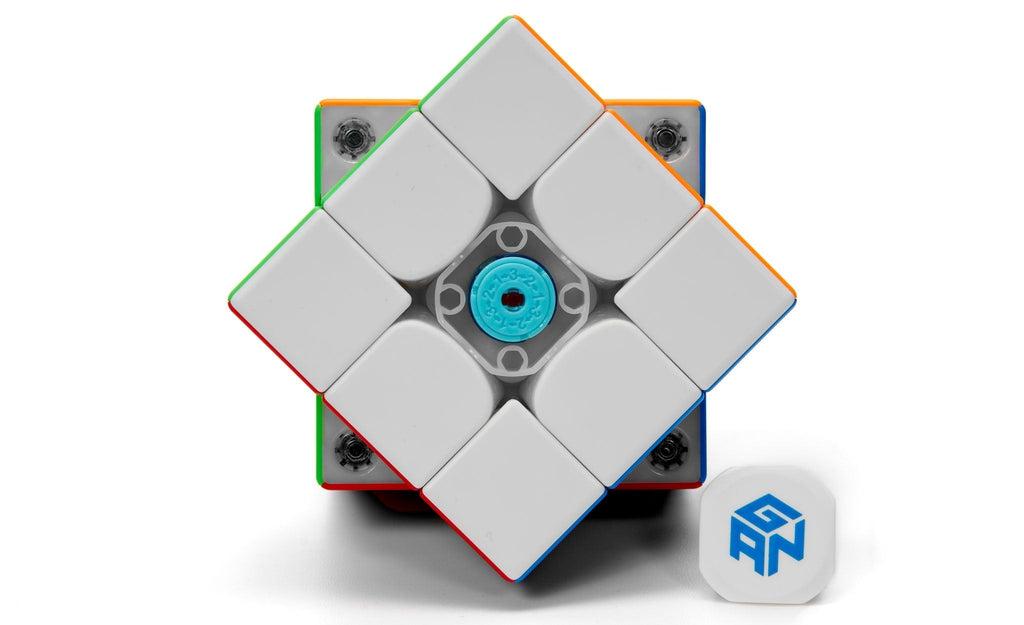 GAN 356 ME 3x3 Magnetic stickerless in hand