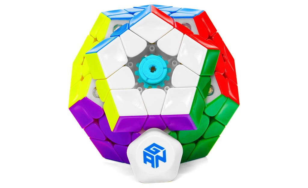 GAN Megaminx V2 MagLev Ball-Core UV Coated stickerless magnetic megaminx detail