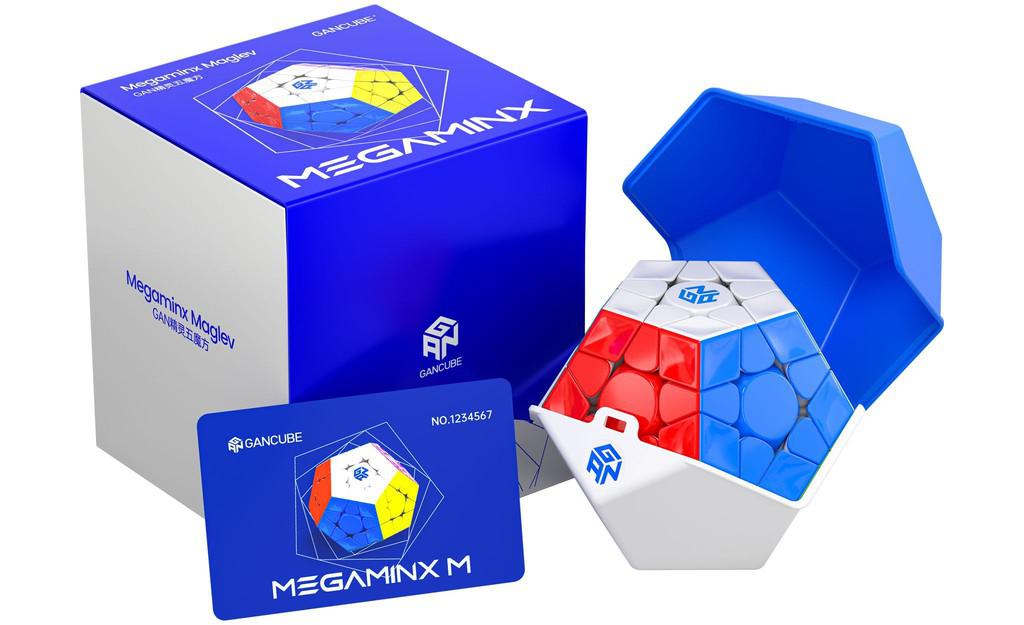 GAN Megaminx V2 MagLev Ball-Core UV Coated stickerless magnetic megaminx detail