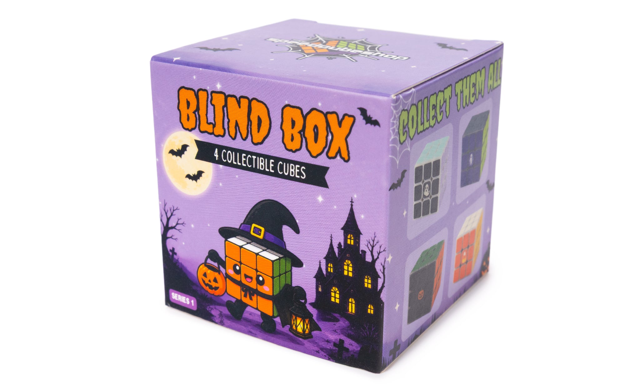 Spooky Cube Blind Box Series 1 – Mystery Halloween 3x3 Speed Cube