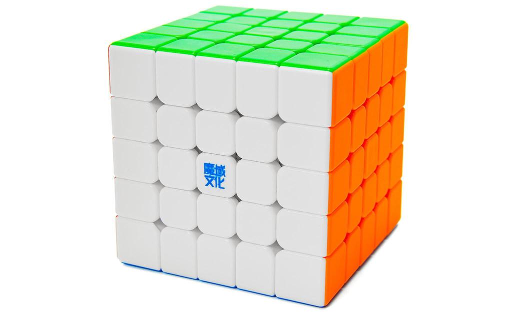 MoYu AoChuang 5x5 V6 Single-Track Magnetic stickerless detail