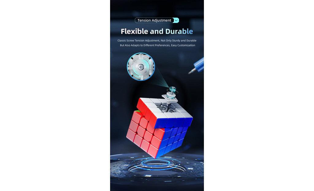 MoYu AoSu 4x4 V7 Double-Track Magnetic Ball-Core UV Coated stickerless detail