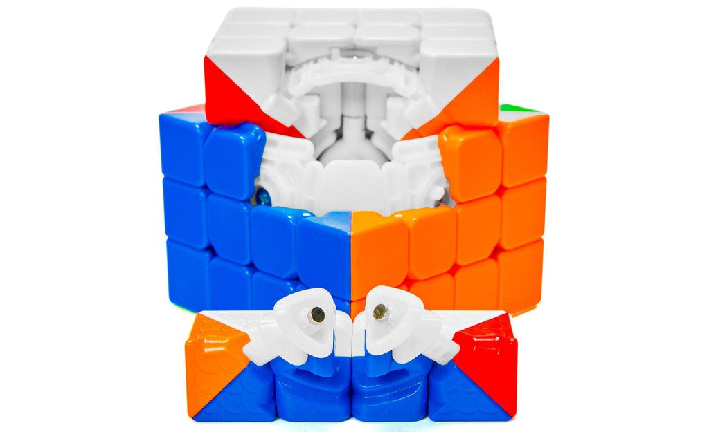 MoYu AoSu 4x4 V7 Double-Track Magnetic Ball-Core UV Coated stickerless angled