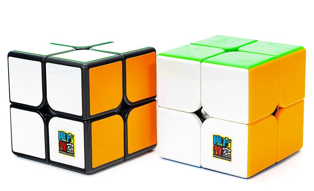 MoYu MeiLong 2x2 magnetic stickerless speed cube detail