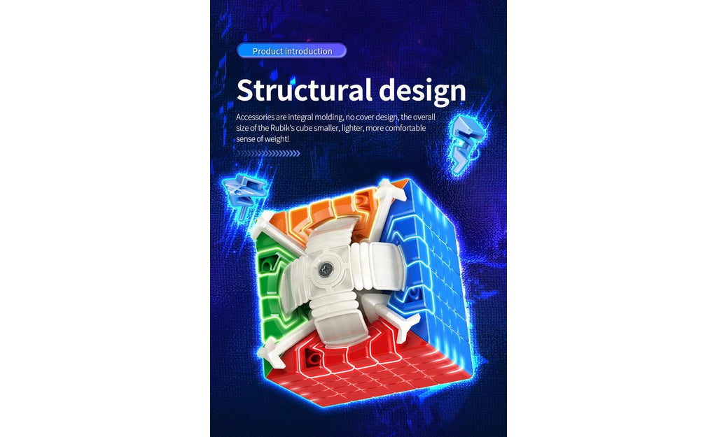 MoYu MeiLong 6x6 V2 Magnetic stickerless detail