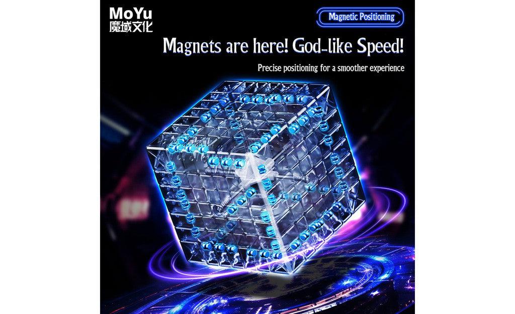 MoYu MeiLong 7x7 V2 Magnetic stickerless detail