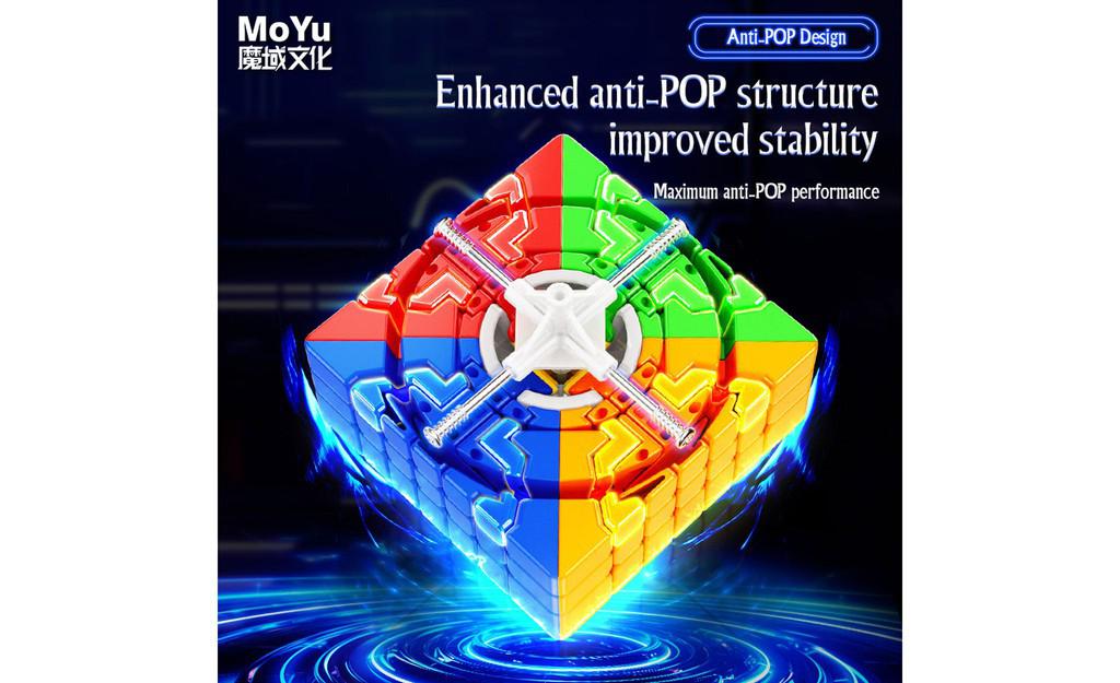 MoYu MeiLong 7x7 V2 Magnetic stickerless detail