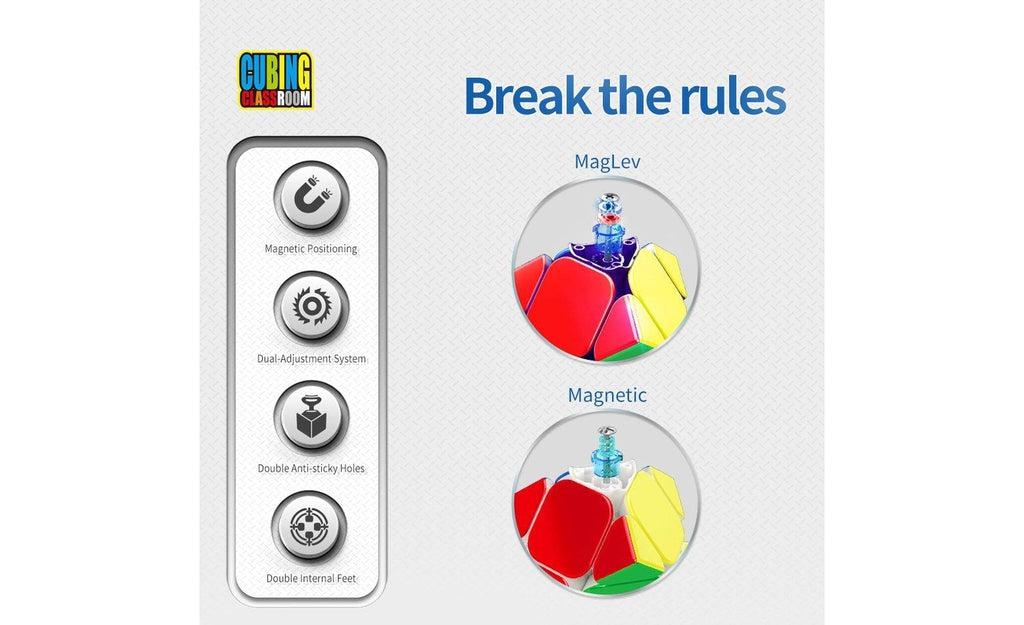 MoYu RS Skewb Magnetic stickerless detail