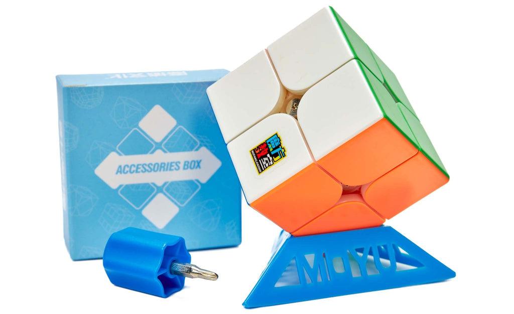 MoYu RS2 M Evolution 2x2 Magnetic stickerless detail