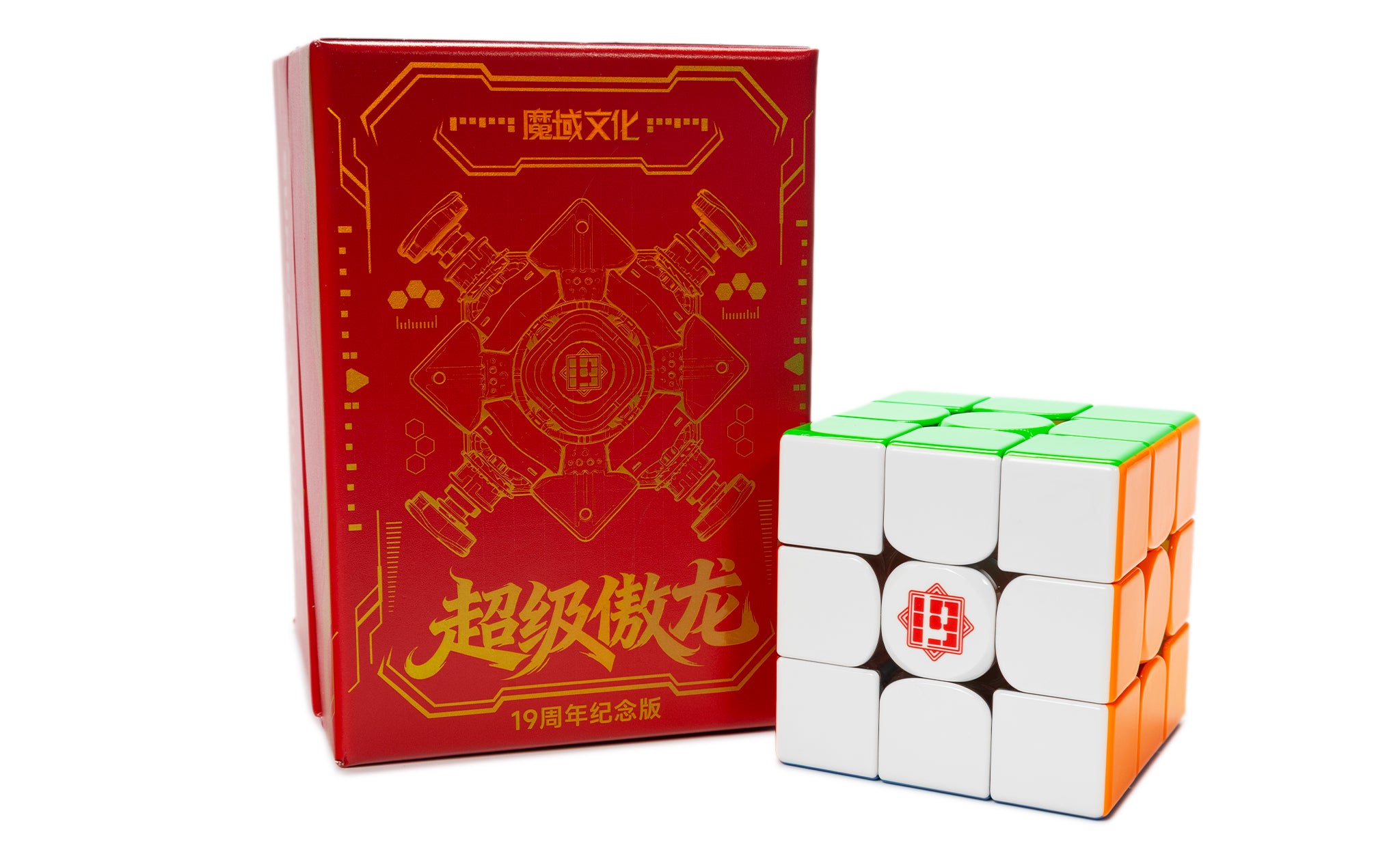 MoYu Super AoLong 3x3 (Magnetic, MagLev, 20-Magnet Ball-Core, UV Coated) - 19th Anniversary Edition