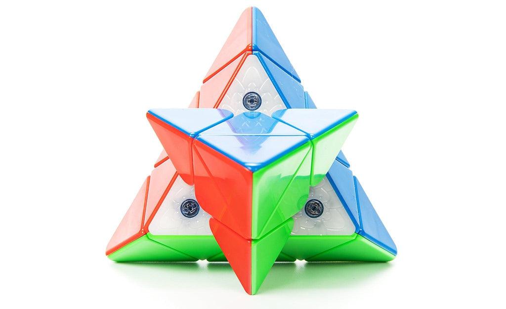 MoYu WeiLong Pyraminx Magnetic stickerless angled