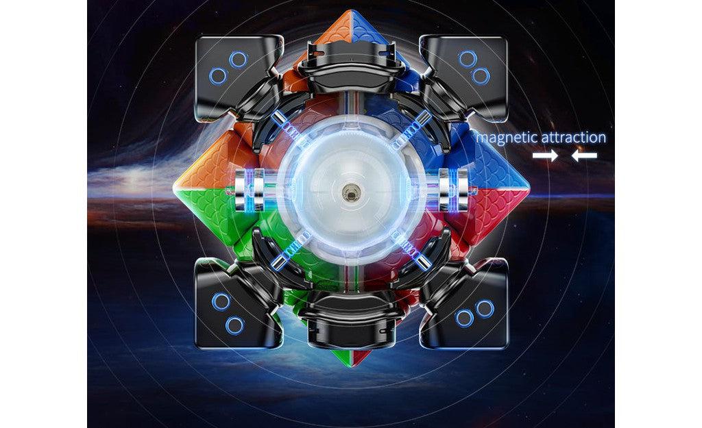 MoYu WeiLong WR M 3x3 V10 Magnetic 20-Magnet Ball-Core UV Coated stickerless detail