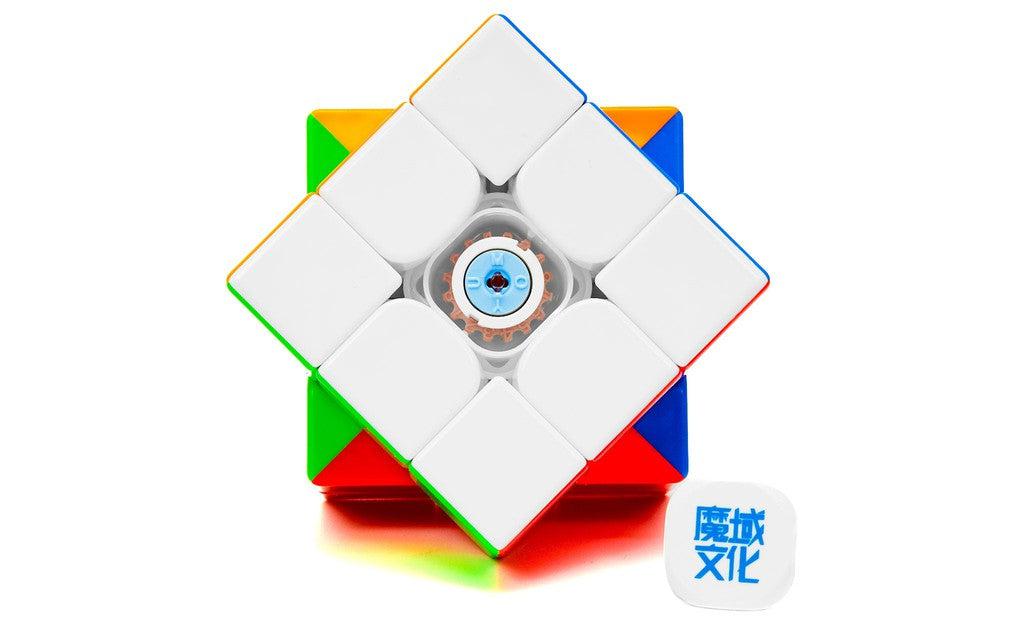 MoYu WeiLong WR M 3x3 V10 Magnetic MagLev 20-Magnet Ball-Core UV Coated stickerless in hand