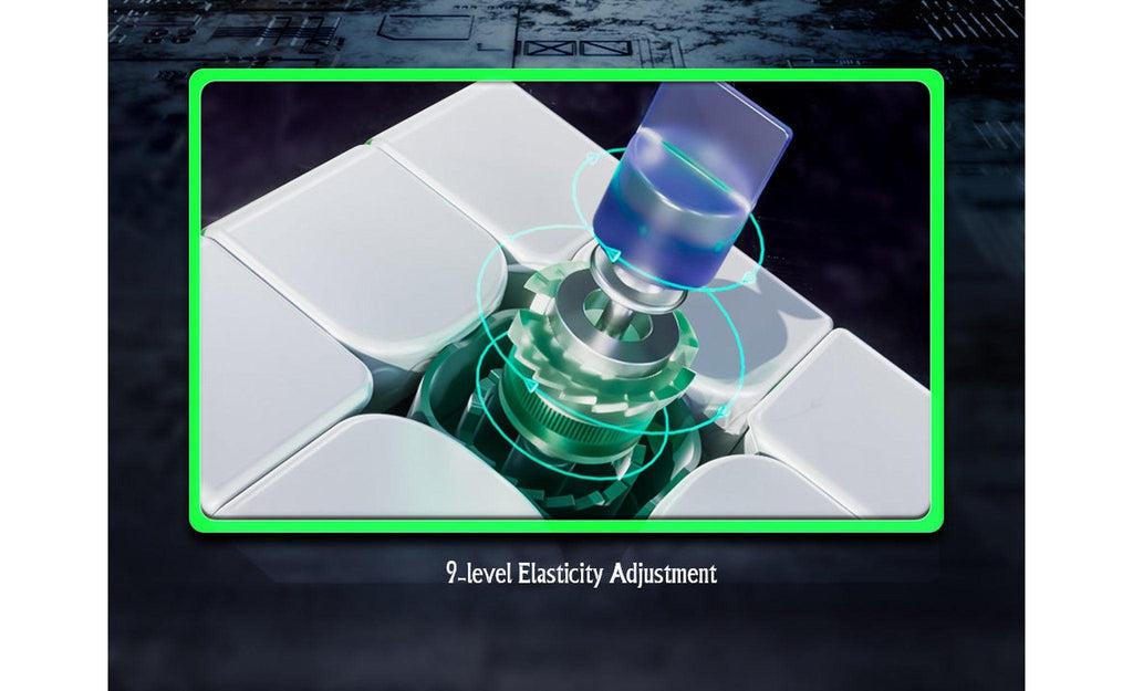 MoYu WeiLong WR M 3x3 V9 Magnetic stickerless detail