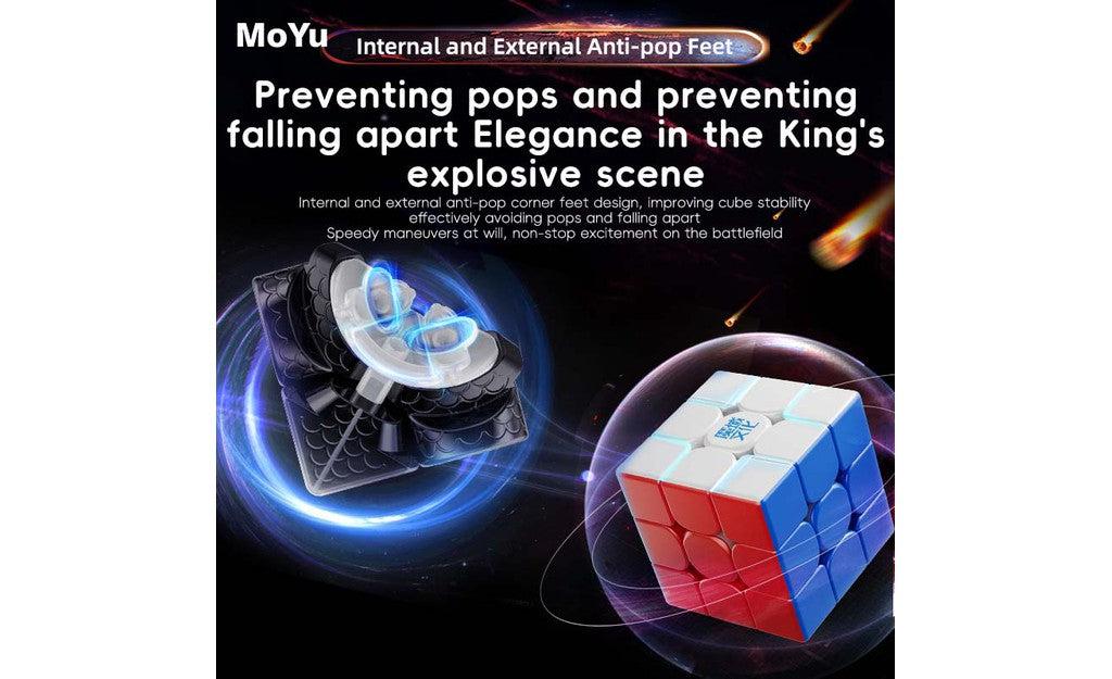 MoYu WeiLong WR M 3x3 V9 Magnetic MagLev 20-Magnet Ball-Core UV Coated stickerless detail