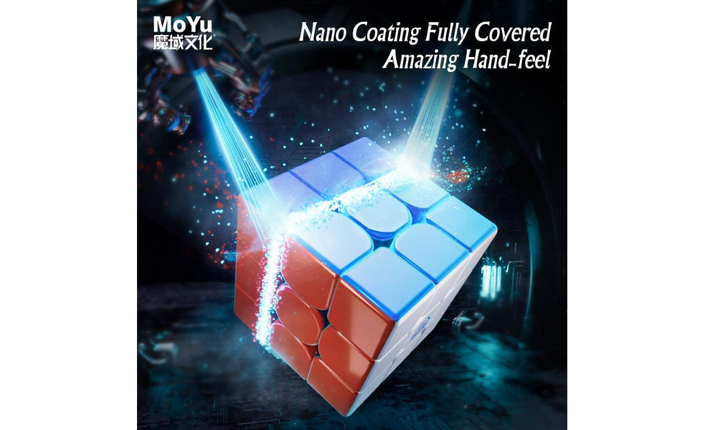 MoYu WeiLong WR M 3x3 V9 Magnetic MagLev Ball-Core UV Coated stickerless detail
