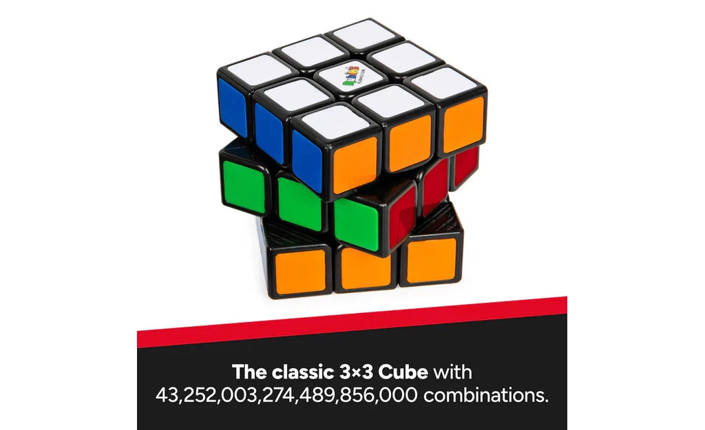 Original Rubik's Cube 3x3 black detail