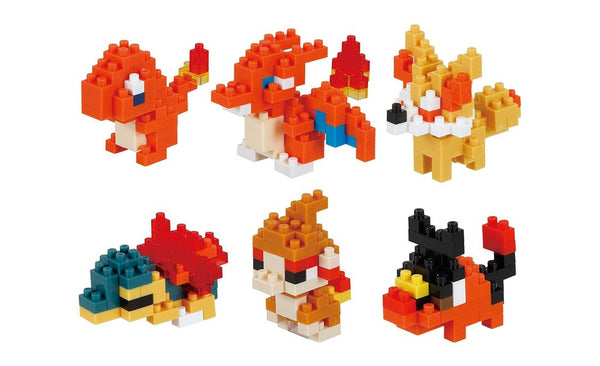 Pokemon Type Fire Set 1 Nanoblock Mininano 