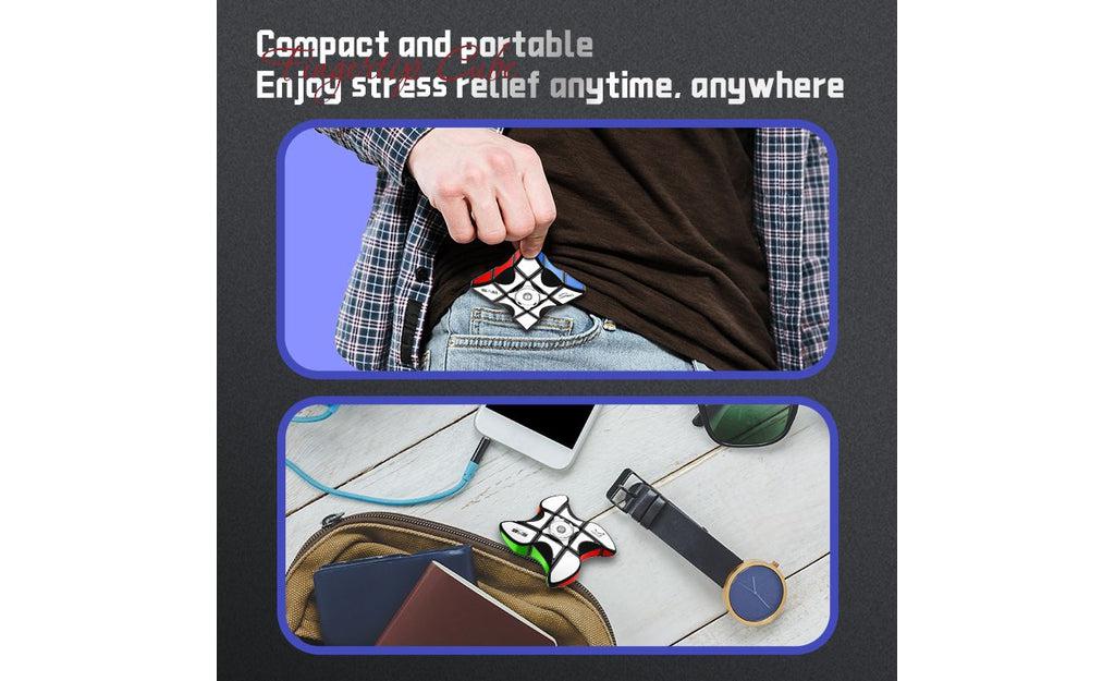 QiYi 1x3x3 Spinner S black Shape Mod angled