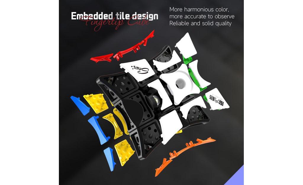 QiYi 1x3x3 Spinner S black Shape Mod in hand