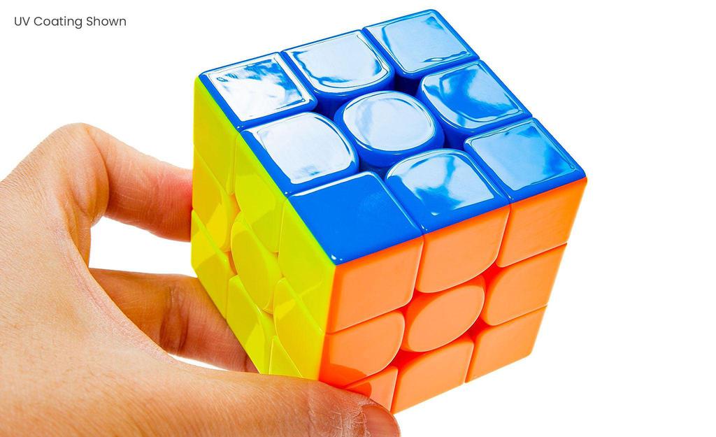 QiYi AI 3x3 Magnetic UV Coated Bluetooth Smart Cube stickerless angled