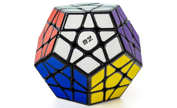 CuberSpeed QY Toys Megaminx Sculpted Stickerless Magic Cube QiHeng S  Stickerless Sculpted 12 Sided Cube megaminx Speed Cube