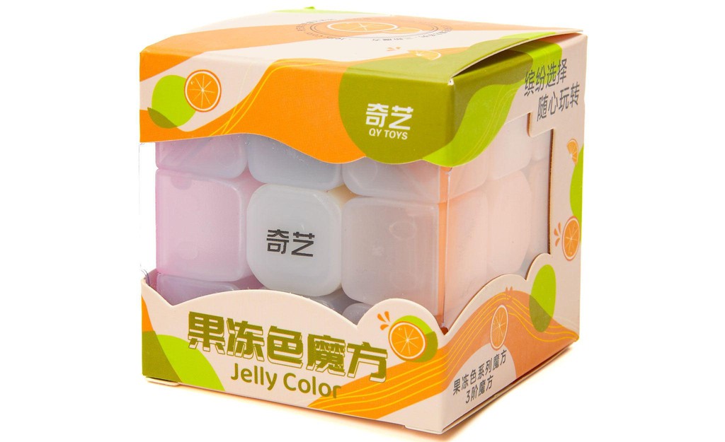QiYi Warrior W 3x3 Jelly Edition stickerless (jelly) packaging
