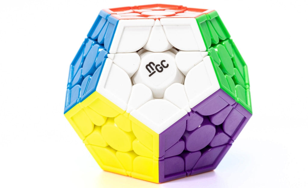 YJ MGC Megaminx Magnetic stickerless angled