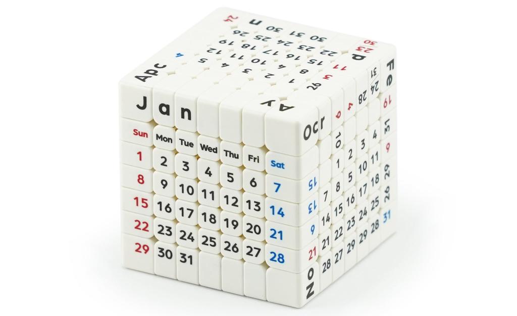Calendar Cube 7x7 (Magnetic)