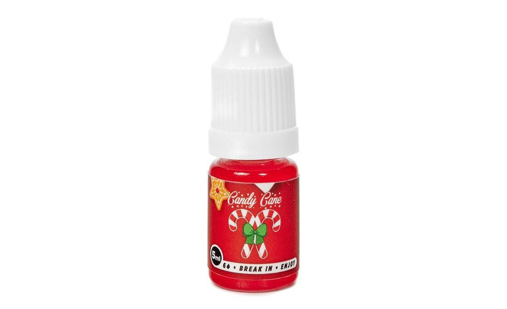Candy Cane Peppermint Scented Lubricant Limited Edition angled
