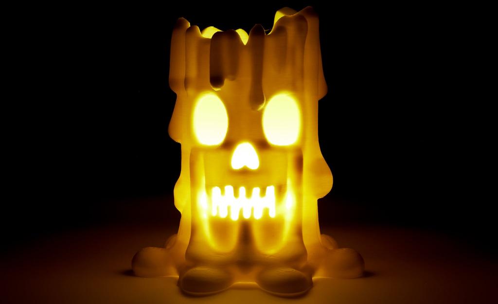 Creepy Candle Rubik's Cube Display Stand + Light | SpeedCubeShop