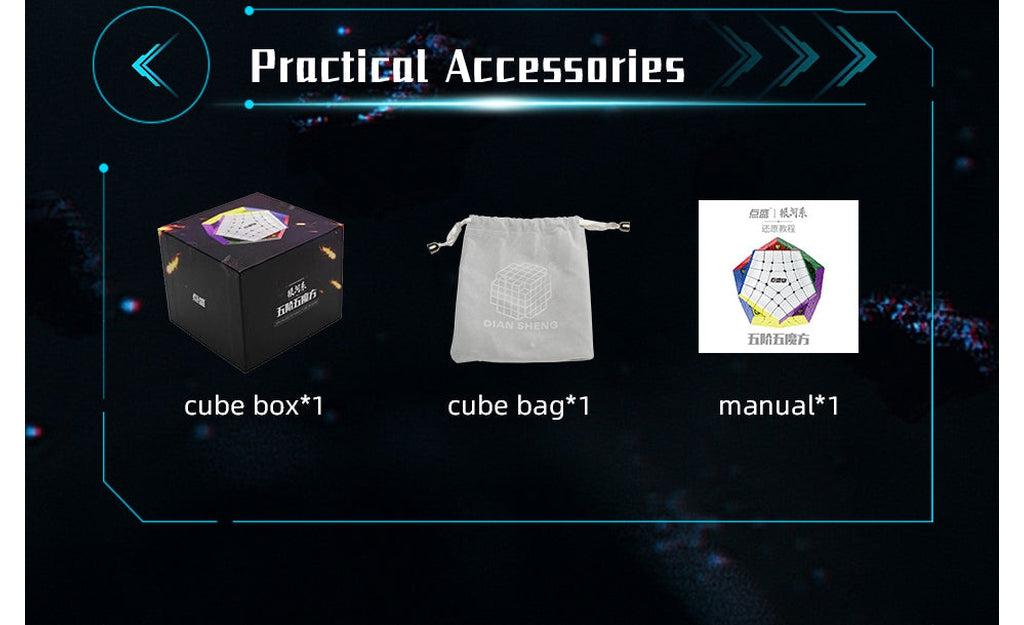 DianSheng Galaxy Gigaminx stickerless magnetic gigaminx packaging
