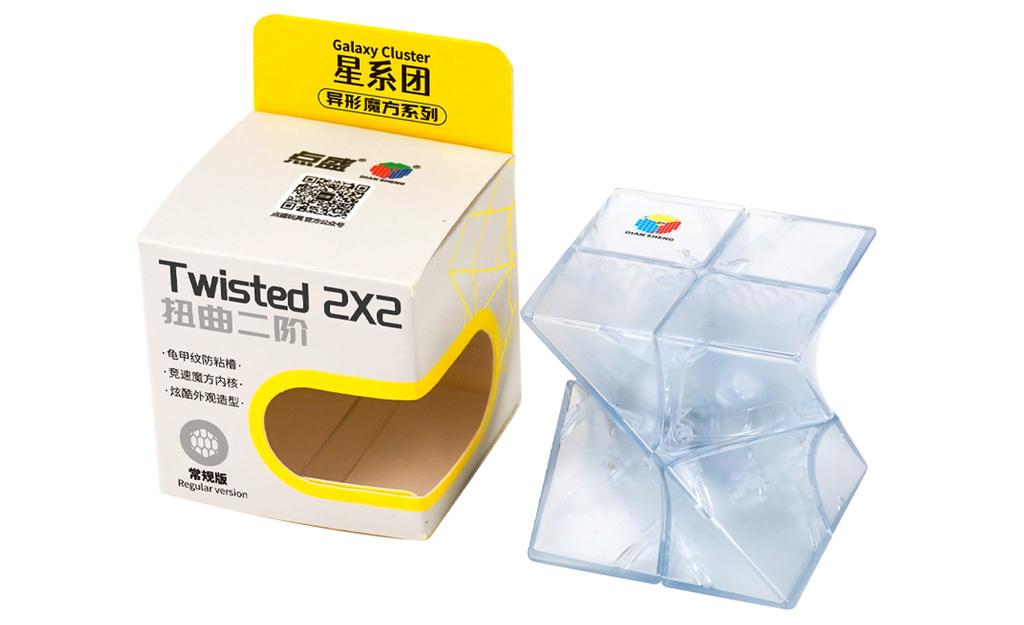 DianSheng Twisted 2x2 (Transparent) | SpeedCubeShop