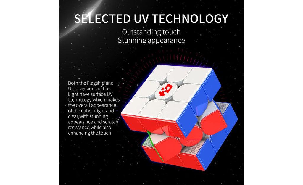 Fanxin Light 3x3 Ultra Magnetic Ball-Core MagLev UV Coated stickerless detail