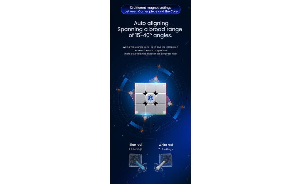 GAN 14 PRO 3x3 Magnetic MagLev Core Magnets UV Coated stickerless detail
