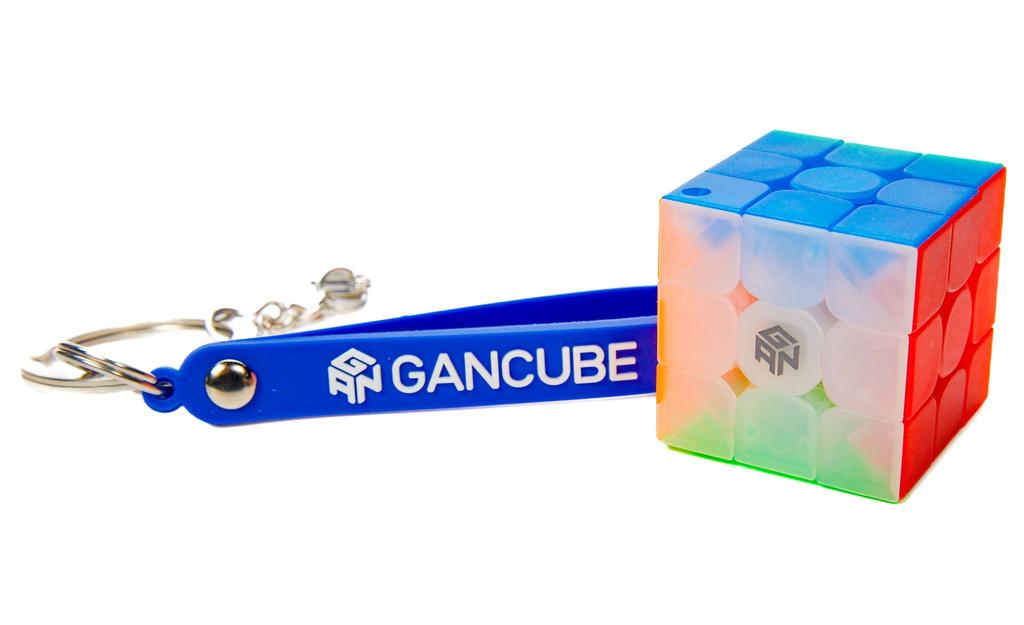 GAN 330 3x3 Mini 3.3cm Keychain 10th Anniversary Edition stickerless packaging