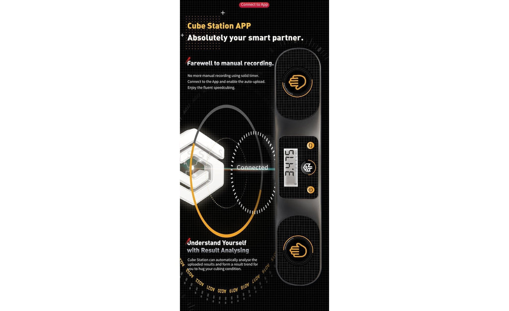 GAN Bluetooth Smart Timer black detail