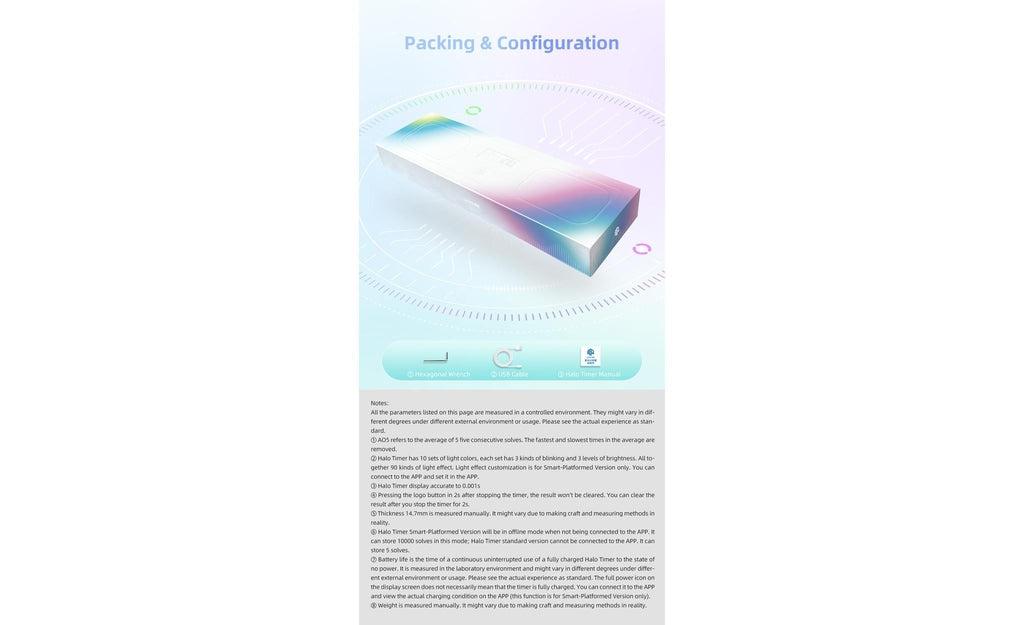 GAN Halo Bluetooth Timer Smart blue packaging