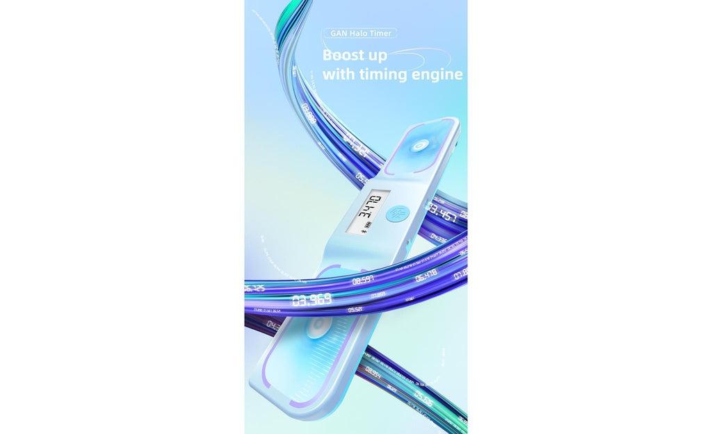 GAN Halo Bluetooth Timer Smart blue detail