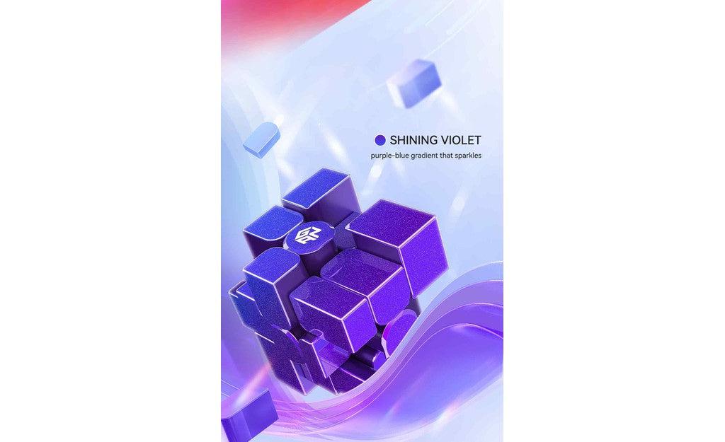 GAN Mirror Magnetic UV Coated purple Shape Mod detail