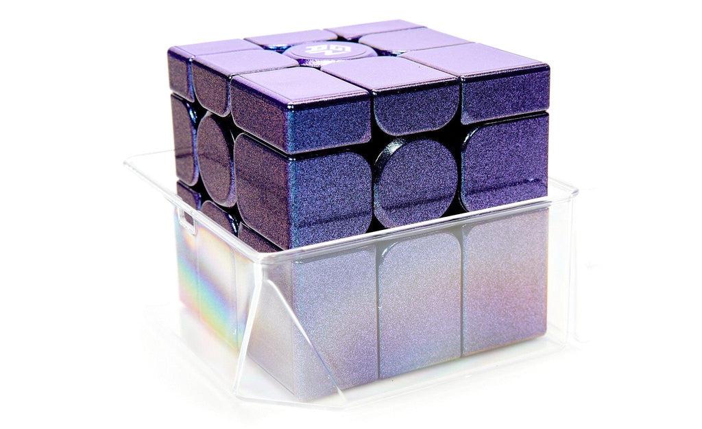 GAN Mirror Magnetic UV Coated purple Shape Mod detail