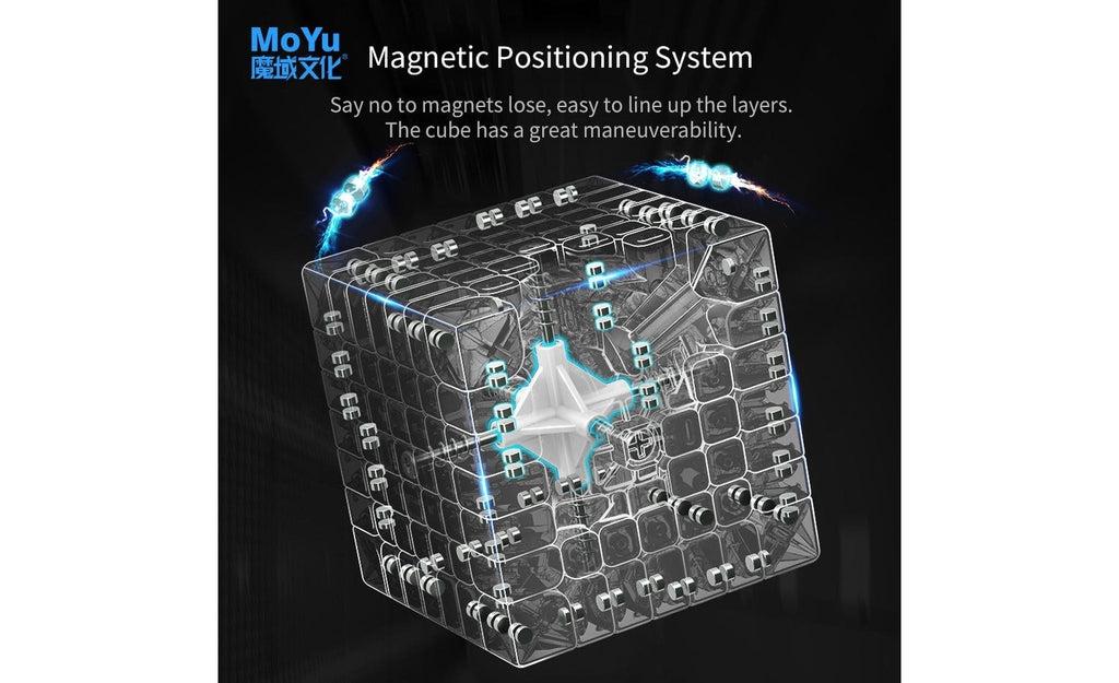 MoYu AoFu WR M 7x7 Magnetic stickerless detail