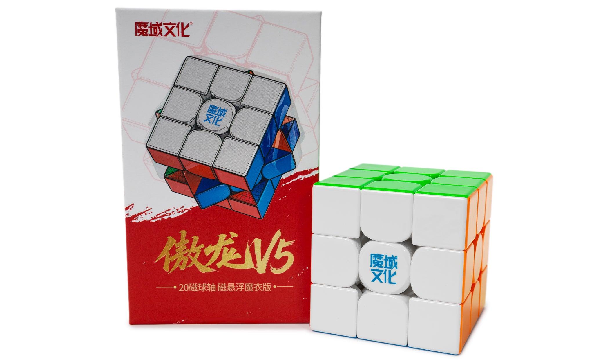 MoYu AoLong V5 3x3 (Magnetic, 20-Magnet Ball-Core, MagLev, UV Coated)