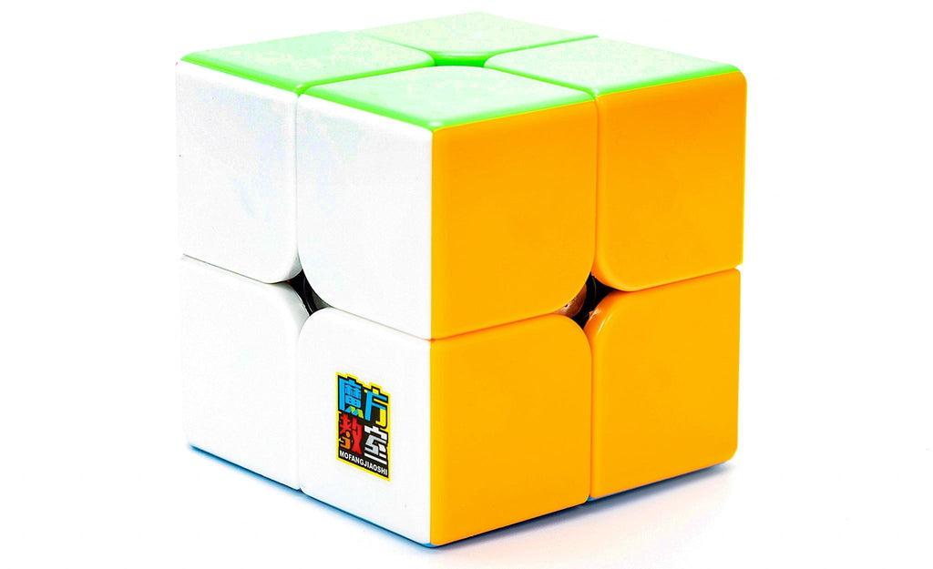 MoYu MeiLong 2x2 stickerless speed cube angled